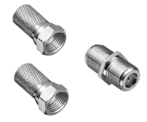 2x Aufdreh-F-Stecker
