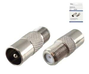Adapter IEC Stecker auf F-Buchse